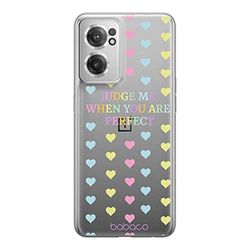 ERT GROUP etui na telefon Oneplus NORD CE 2, case oryginalny i oficjalnie licencjonowany przez Babaco, wzór Judge me 001, optymalnie dopasowane, plecki z TPU częściowo przeźroczyste