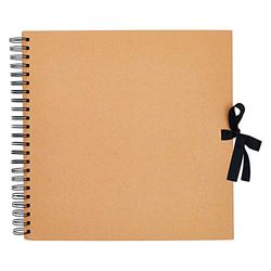 Papermania Scrapbook, bege, tamanho único, a cor pode variar encadernação em ouro e preto.