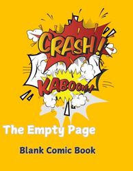 Empty pages: Blank comic book