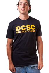 DC Skor herr SS DCSC logo rund krage kortärmad t-shirt