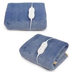 sxcdd riscaldante-34, Coperta riscaldante-10 Unisex-Adulto, Blu Scuro, Crib