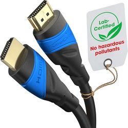 KabelDirekt – Cabo HDMI 2.1 8K / 4K – 4 m e mais comprimentos (0,15 m – 22,5 m) – Cabo HDMI desenhado na Alemanha – Suporta 10 K/8 K@60 Hz / 4 K@120 Hz – HDMI 2.1 Cabo para TV, PC, PC, PS5 PS5 XBO
