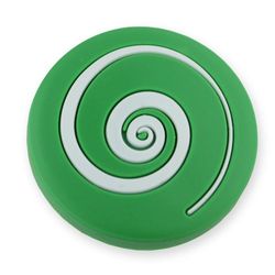 MyGrips gm de 85 Pomo Espiral Puerta Muebles Infantiles/nauf, Color Verde y Blanco