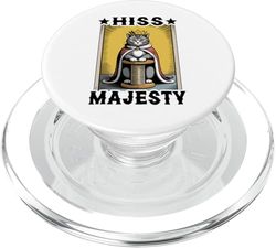 Hiss Majesty - Rascador para gatos PopSockets PopGrip para MagSafe