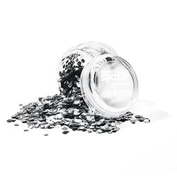 Snazaroo Bio Glitter Face and Body Paint, Biodegradable Chunky Gliter, Silver Colour, 3g