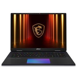 MSI Titan 18 HX AI A2XWJG-609FR : Intel Core Ultra 9 285HX - 64GB DDR5 - SSD 6TB - Nvidia RTX5090 24GB - 18' UHD+ Miniled 120Hz - Windows 11 Professionnel