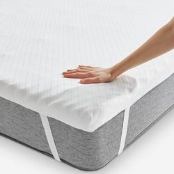 Pikolin Home - Topper Viscoelástico Multizonas - Sobrecolchón Colchoncillo de Grosor 7 cm, para Cama de 90, Desenfundable y Transpirable, Cubre Colchón Viscoelástico, 90 x 190 cm