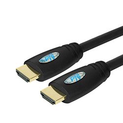 HDMI-kabel PNI H1500 high-speed ​1,4 V, plug-plug, ethernet, verguld, 15 m