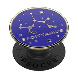 PopSockets: PopGrip - Soporte y Agarre para Teléfonos Móviles y Tablets con un PopTop Intercambiable - Enamel Zodiac Sagittarius