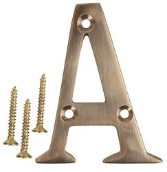 Duratool D01260 Brass Letter, Letter A, 2" Length