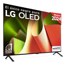 LG OLED77B46LA, 77", OLED 4K, Serie B4, 3840x2160, Smart TV, WebOS24, Procesador a8, Dolby Vision, Dolby Atmos, TV Gaming, 120 Hz, AMD FreeSync, Negro