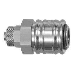 RIEGLER Acoplamiento rápido 107291-243.310-N NW 7,2, MS vern, conector de manguera 6 x 4, 1 unidad