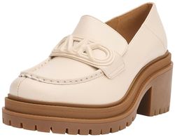 Michael Kors Rocco Heeled Loafer, Loafer, Dam, Light Cream, 39.5 EU, Light Cream, 39.5 EU