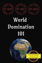 World Domination 101: Funny Novelty Notebook Disguised as a Real Paperback | Adult Joke Gag Gift Prank for Men and Women