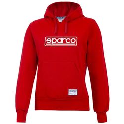 Sparco 01316RS2M, Lady Frame Sweatshirt, maat M, rood, uniseks, volwassenen, meerkleurig, 42/50 EU, 50 hojas, Medium