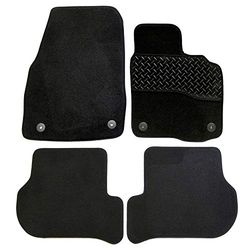 Sakura WW8154 Fully Tailored Carpet Floor Mats, Black