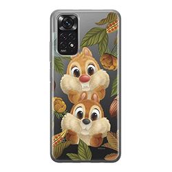 ERT GROUP mobiltelefonfodral för Xiaomi REDMI NOTE 11S 4G / REDMI NOTE 11 4G originalt och officiellt licensierat Disney mönster Chip & Dale 002, gedeeltelijk transparant