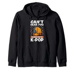 No puedo oírte, estoy escuchando Kpop Merchandise Duck K-Pop Sudadera con Capucha