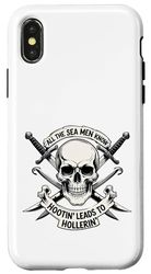 Parody Funny Sea Men Know the Nautical Themed Hootin Gift Case for iPhone X/XS