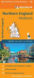 Northern England, Midlands 11502: Wegenkaart Schaal 1 : 400.000