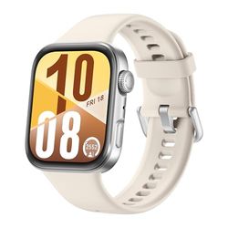 HUAWEI Watch FIT 4 Montre connectée, 100+ Modes d'entraînement, Ultra-Fine, Tracker d'activité, iOS et Android, Autonomie de la Batterie jusqu'à 10 Jours, GPS, Garantie prolongée de 6 Mois, Blanc