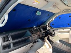 Covprotec Thermal Window Blinds Compatible With Citroen C2 (2004-2009)(3 door)(Rear Set With Stealth) With Backing Colour In Blue