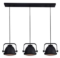 Chericoni Nero hängande lampa – 3 lampor – 20 cm – svart med glas