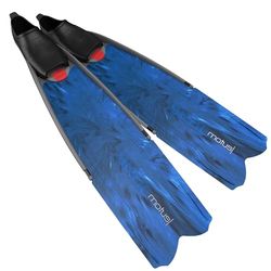 SEAC Motus Aletas largas de Buceo, Freediving y Pesca submarina, Adultos Unisex, Azul, 41/42