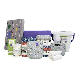 Bambino Mio, miosolo kit complet de couches lavables, le goûter des animaux