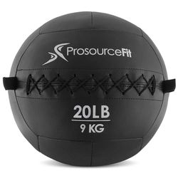 ProsourceFit Zachte medicijnballen, muurballen en dynamische oefeningen voor het hele lichaam, kleurgecodeerde gewichten: 6, 10, 14, 20 lbs.
