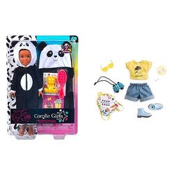 Corolle Girls - Coffret Melody Pyjama Party, poupée Mannequin + Dressing Nature et Aventure, 28 cm, dès 4 Ans