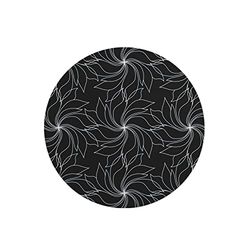 Questo Casa, Ronde digitaal bedrukte muismat, antislip onderkant, voor kantoor en thuis, diameter: 22 cm