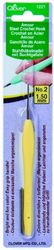 Clover Gancho De Crochet, Steel, Amarillo, 1.5