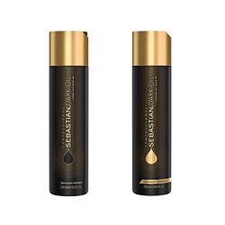 Sebastian Professional Dark Oil Lightweight Shampoo & Conditioner Duo, Smoothen & Nourish, For All Hair Types