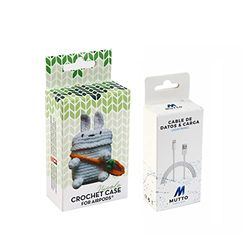 Nicole Crochet Airpod Case Pack + USB-Lightning Data Cable