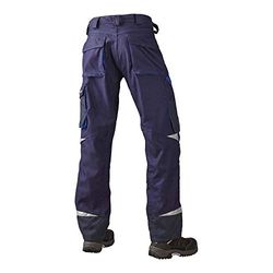 J.A.K. 160146128 Serie 1601 - Pantaloni 65% poliestere, 35% cotone, taglia 70 R (50/32), colore: Marine/Blu reale