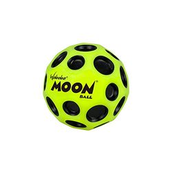 Waboba Moon Pelota de Goma para Interiores y Exteriores, Juego para Niños de Todas las Edades y Adultos, Juguete de Estimulación Sensorial - Amarillo (6.3cm)