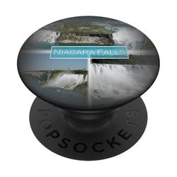 CATARATAS DEL NIÁGARA, Recuerdo del Rainbow Bridge. PopSockets PopGrip Adhesivo