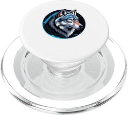 Arte Cósmico Lobo Lobos PopSockets PopGrip para MagSafe