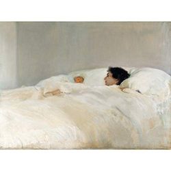 Joaquin Sorolla Y Bastida Moeder Grote Muur Art Print Canvas Premium Poster Muurschildering