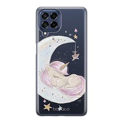 ERT GROUP etui na telefon Samsung M53 5G, case oryginalny i oficjalnie licencjonowany przez Babaco, wzór Unicorn 003, optymalnie dopasowane, plecki z TPU częściowo przeźroczyste