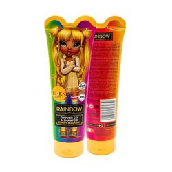 Rainbow High Sunny 2-in-1 Shower Gel & Shampoo for Kids & Adults - Vegan, 98% Natural, Hydrating & Gentle Body Wash & Hair Cleanser with Aloe & Chamomile, Soft & Nourished Skin, Mild Scent – 240ml