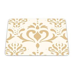 Bonamaison, Tapis de Souris Rectangle Imprimé Numériquement, Fond Antidérapant, pour Bureau et Maison, Taille: 22x18cm