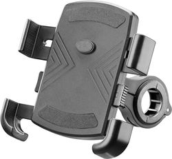 INTERPHONE SMMOTOCRAB23 - Supporto Porta Cellulare per Moto - Porta Smartphone Universale Attacchi Manubrio da 12 a 30 mm - Semplice e Sicuro