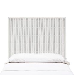 CABECERO 111 x 3 x 90 METAL/MIMBRE BLANCO