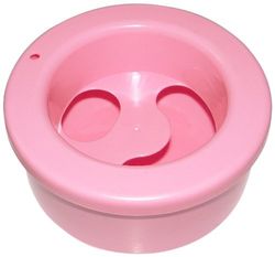 Manicure Bowl Acetone Resistant Nail Soak Off Acrylic Nail Art Tip Remover, Pink