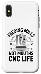 Custodia per iPhone X/XS Mulini di alimentazione non macchinista dell'operatore della macchina di vita di CNC delle bocche
