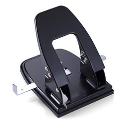 Officemate Standard 2 Hole Paper Punch, 30 Sheets Capacity, Black (90079)