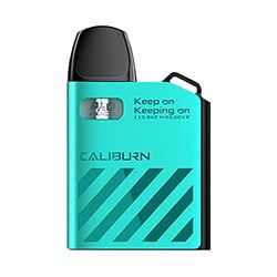 Uwell Caliburn AK2, système de pod, 520 mAh, 2 ml, cigarette électronique, couleur turquoise blue, sans nicotine