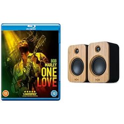 Bob Marley: One Love (Blu-ray) & House of Marley Get Together Duo Bluetooth Bookshelf Speakers - Amazon Exclusive